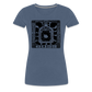 Guadalajara Black Ink Women’s Premium T - heather blue