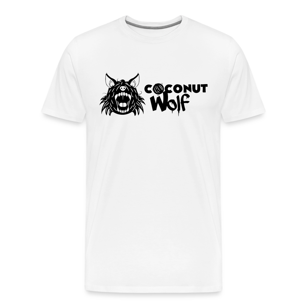 Coconut Wolf Classic Men's Premium T - white