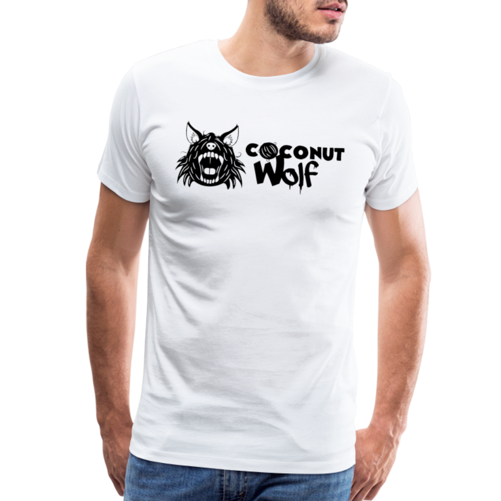 Coconut Wolf Classic Men's Premium T - white