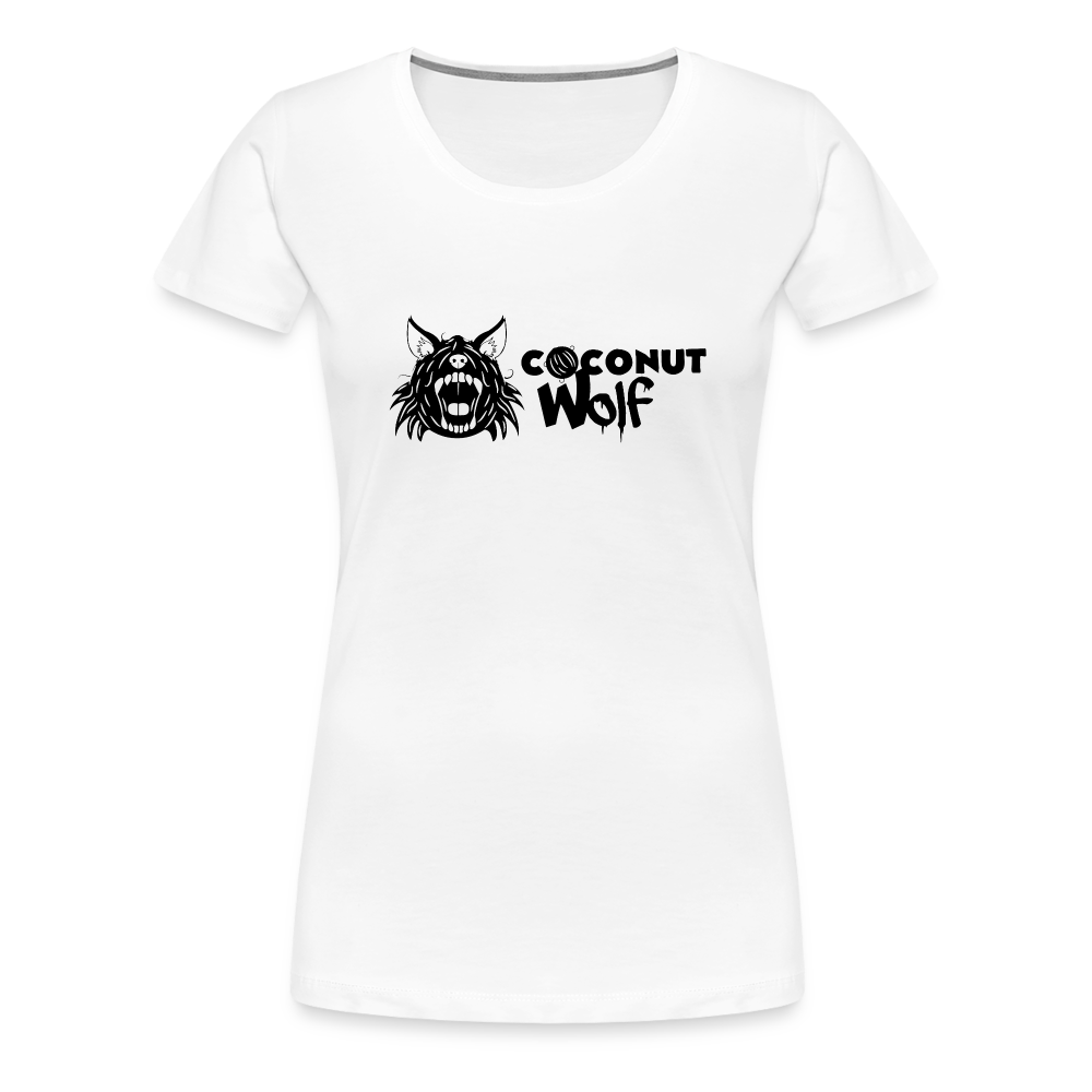 Coconut Wolf Classic Women's Premium T - white