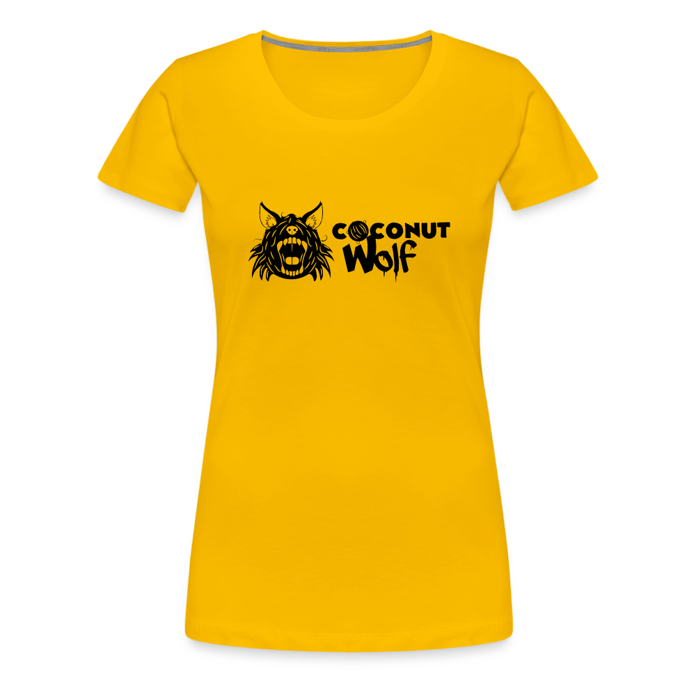 Coconut Wolf Classic Women's Premium T - sun yellow