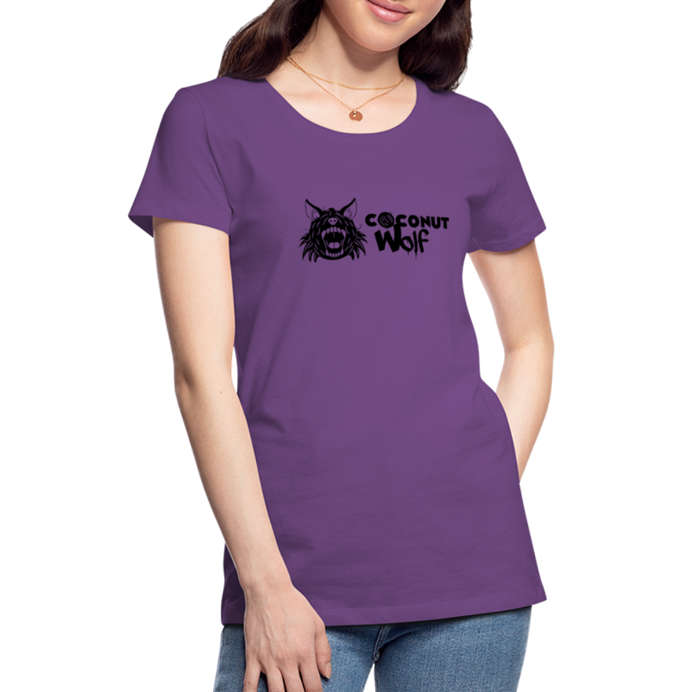 Coconut Wolf Classic Women's Premium T - purple