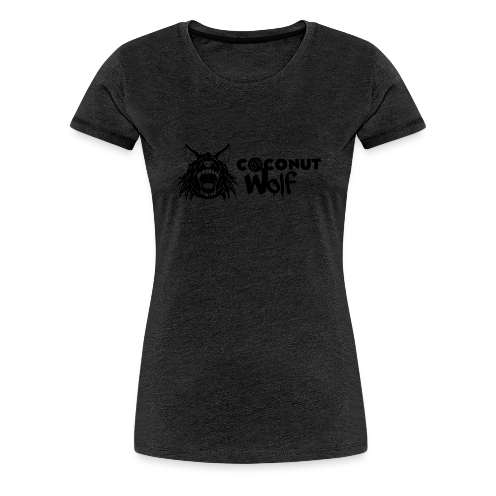 Coconut Wolf Classic Women's Premium T - charcoal grey