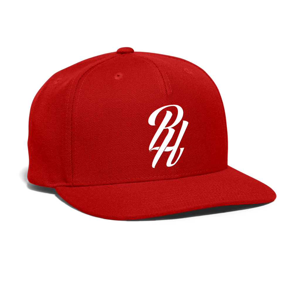 Relic Hearts Band Insignia Snapback Baseball Cap - red