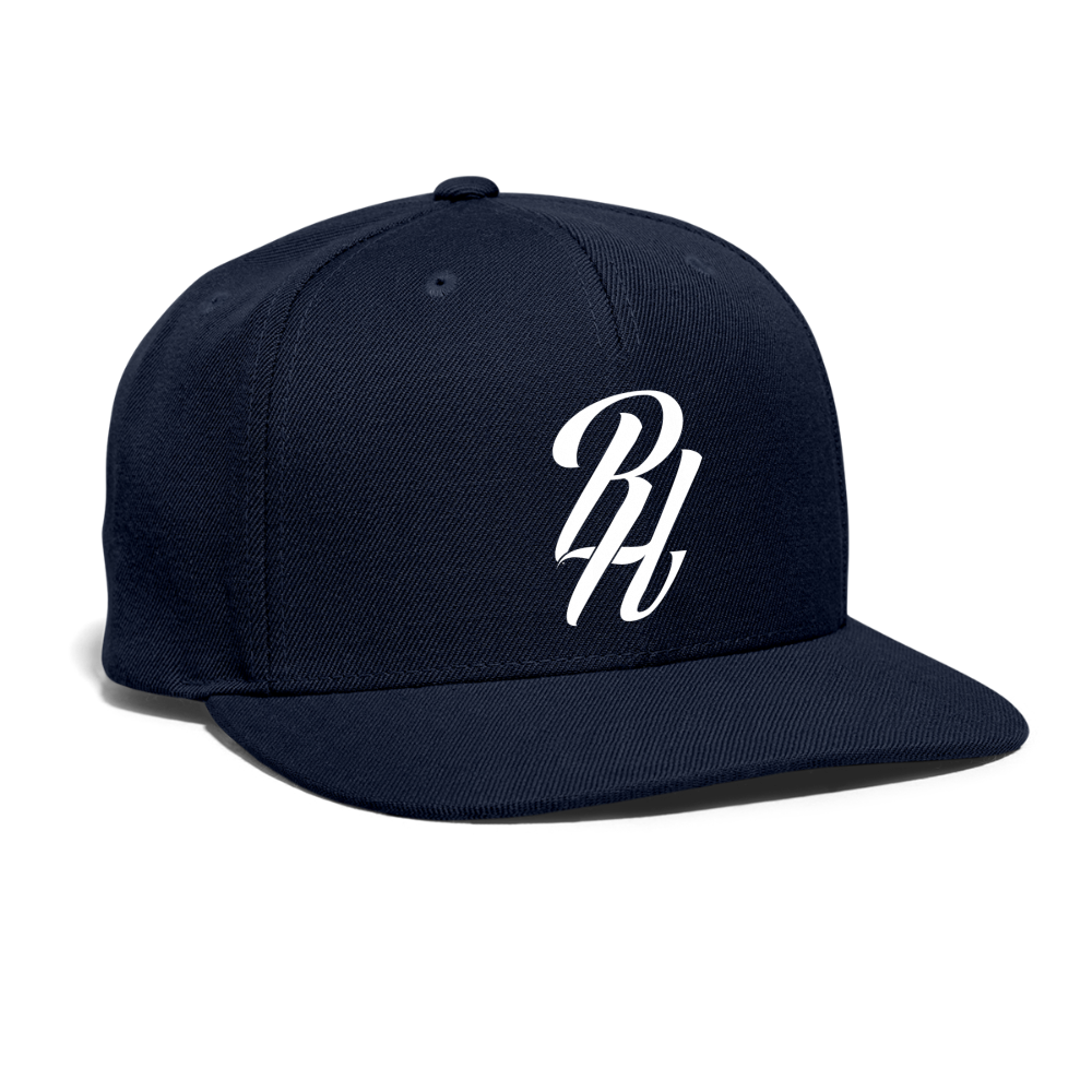 Relic Hearts Band Insignia Snapback Baseball Cap - navy