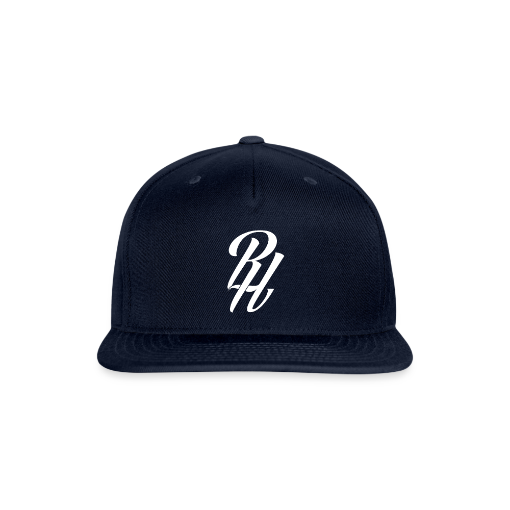 Relic Hearts Band Insignia Snapback Baseball Cap - navy