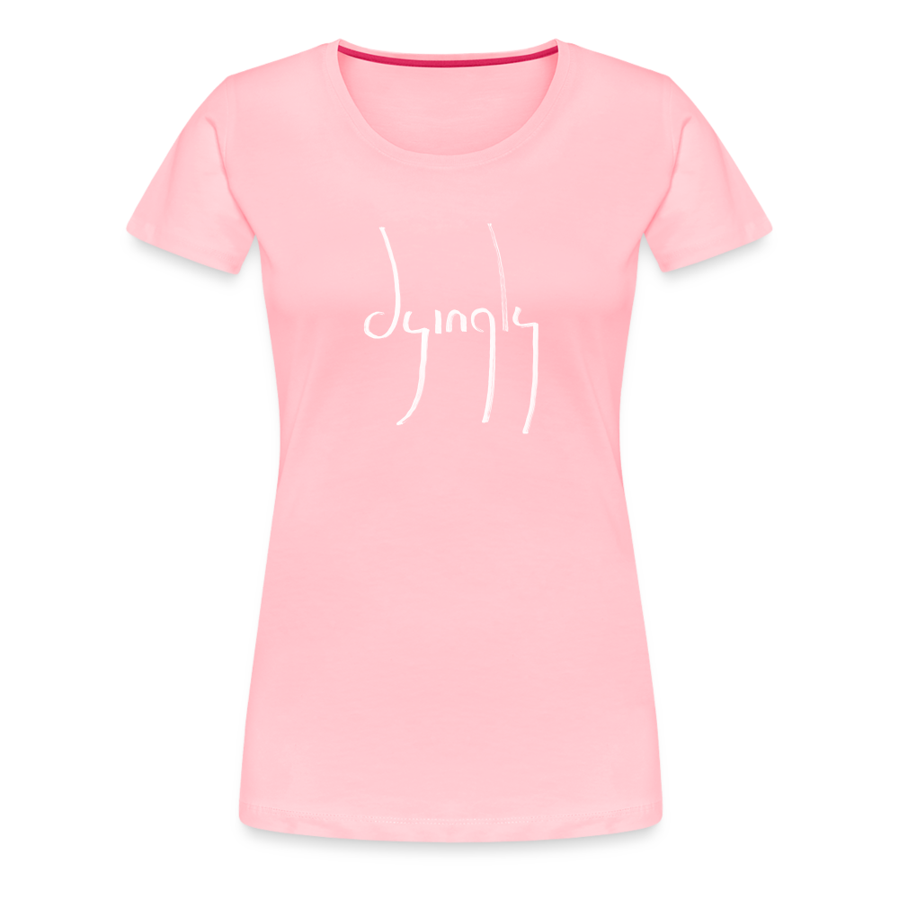 Dyingly Logotype Women’s Premium T - pink