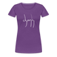 Dyingly Logotype Women’s Premium T - purple