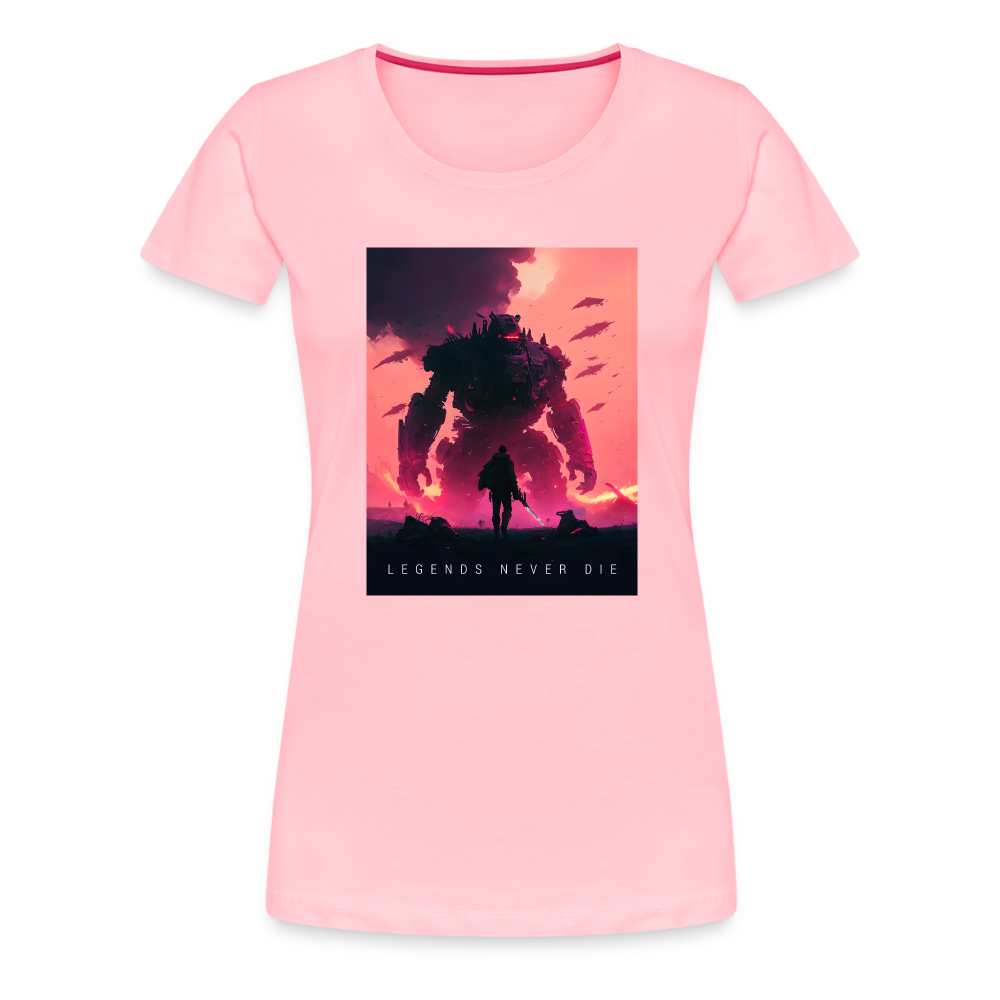 Legends Never Die Women’s Premium T - pink