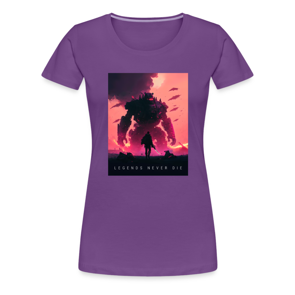 Legends Never Die Women’s Premium T - purple