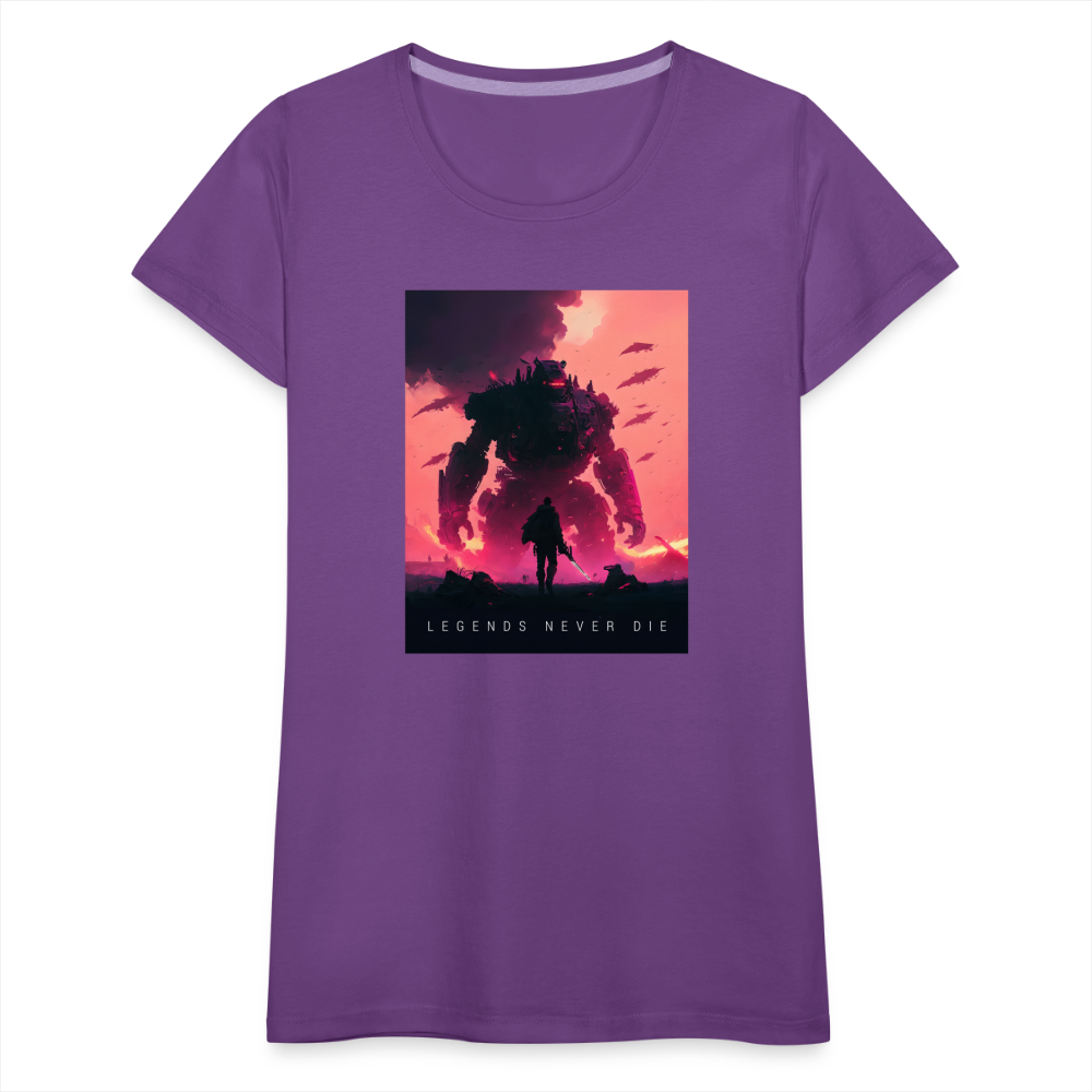 Legends Never Die Women’s Premium T - purple