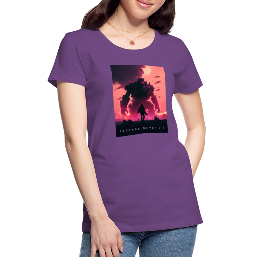 Legends Never Die Women’s Premium T - purple