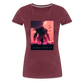 Legends Never Die Women’s Premium T - heather burgundy