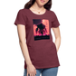 Legends Never Die Women’s Premium T - heather burgundy