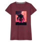 Legends Never Die Women’s Premium T - heather burgundy