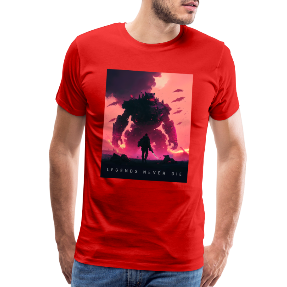 Legends Never Die Men's Premium T - red