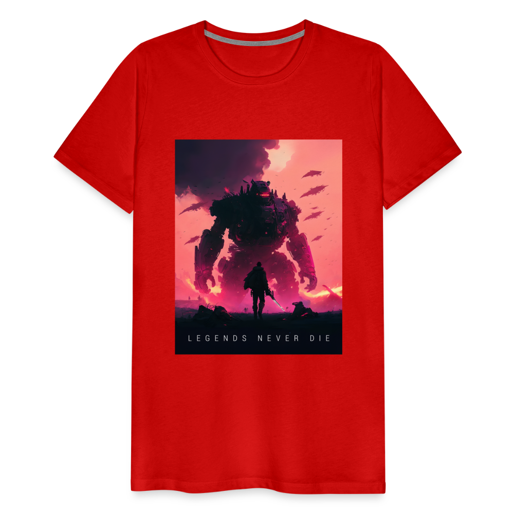 Legends Never Die Men's Premium T - red