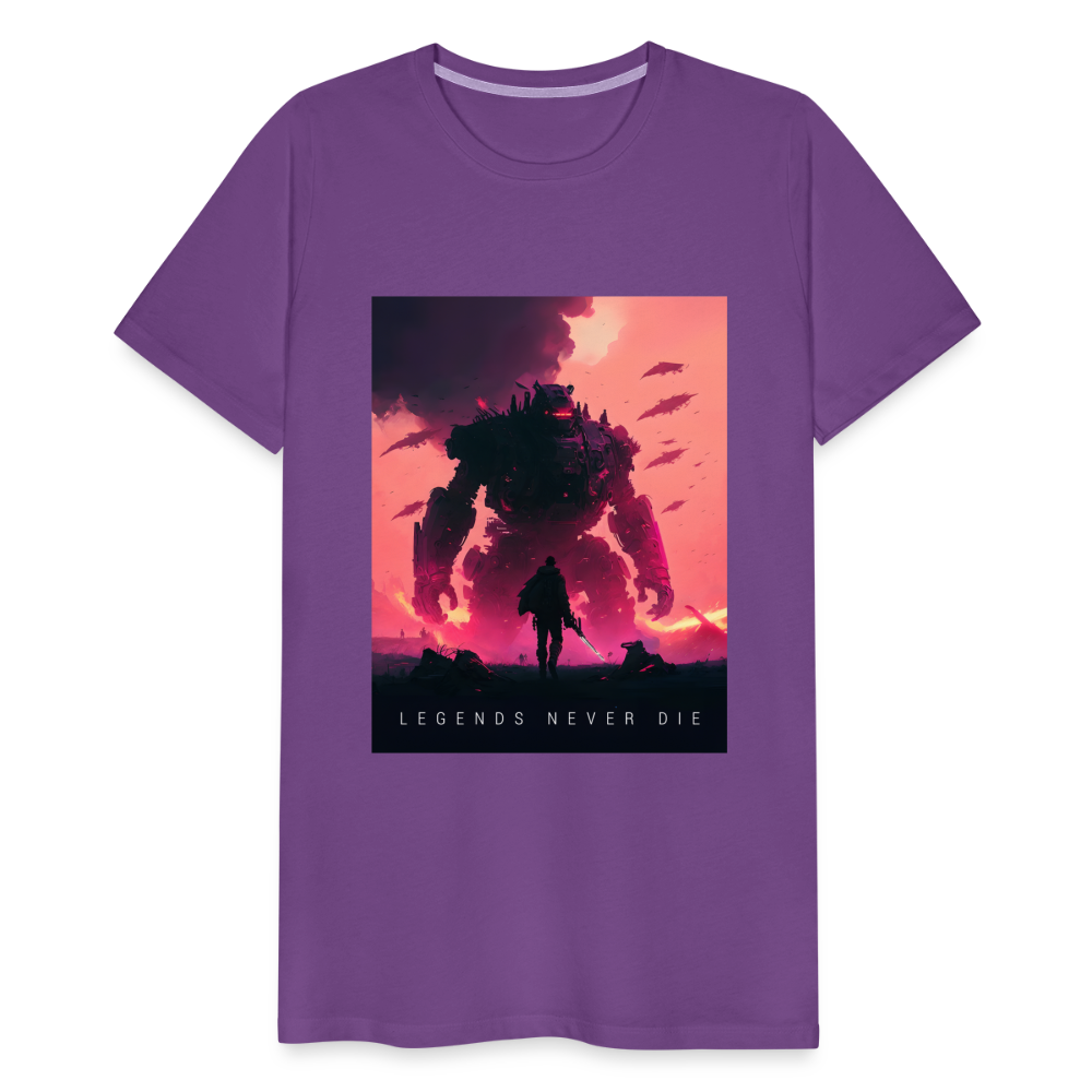 Legends Never Die Men's Premium T - purple