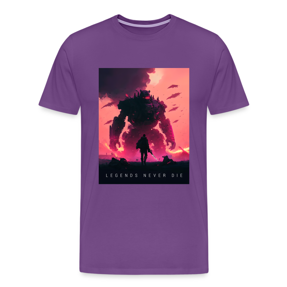 Legends Never Die Men's Premium T - purple