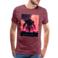 Legends Never Die Men's Premium T - heather burgundy