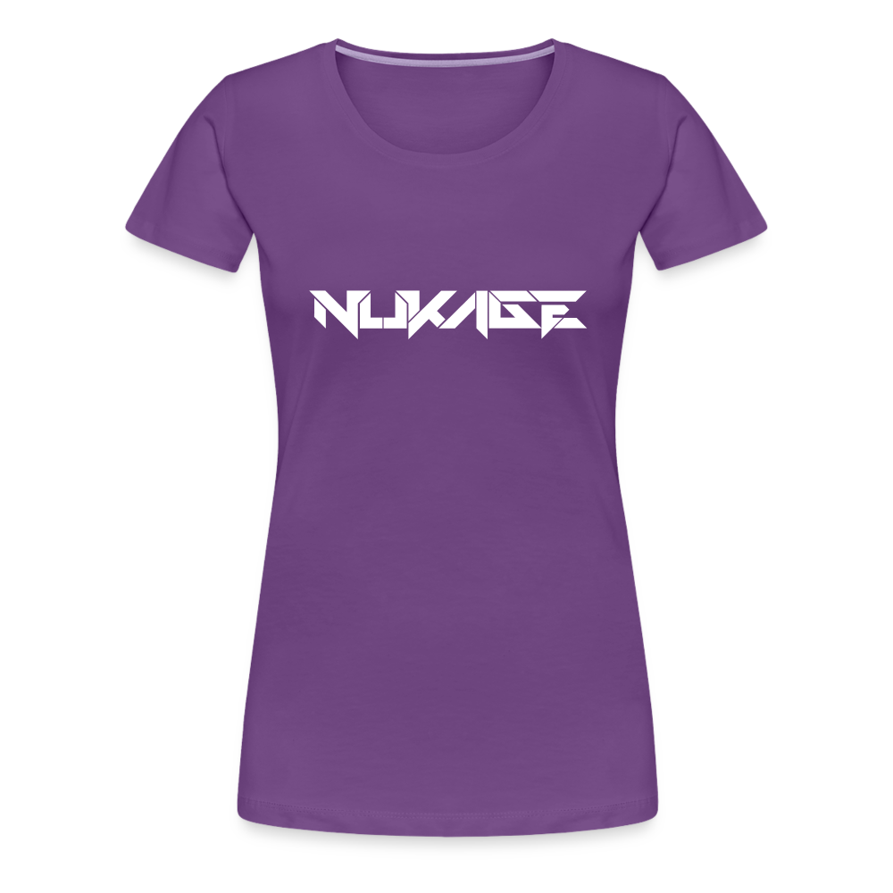 Nukage Logo Women’s Premium T - purple