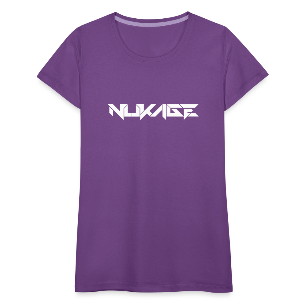 Nukage Logo Women’s Premium T - purple