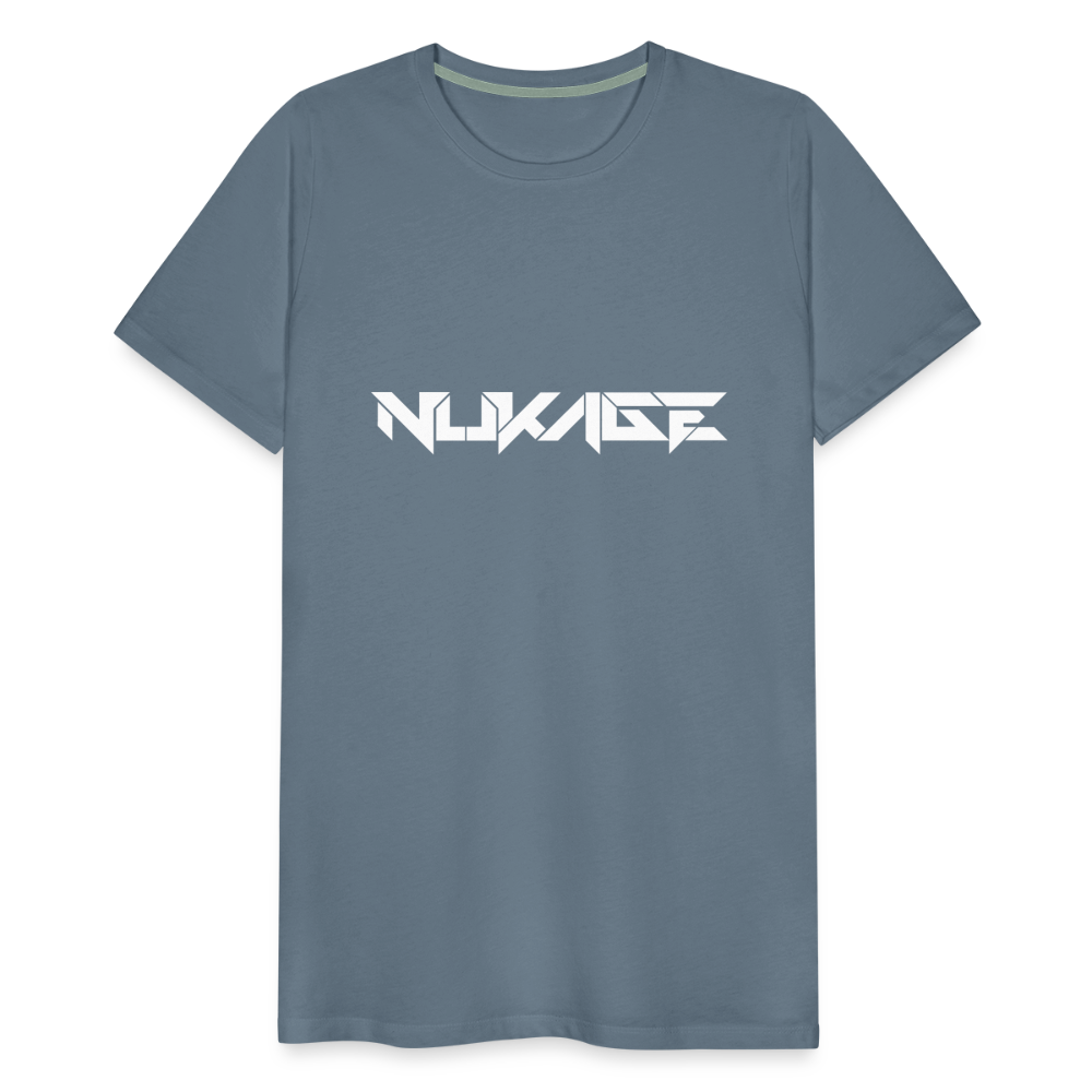 Nukage Logo Men's Premium T - steel blue