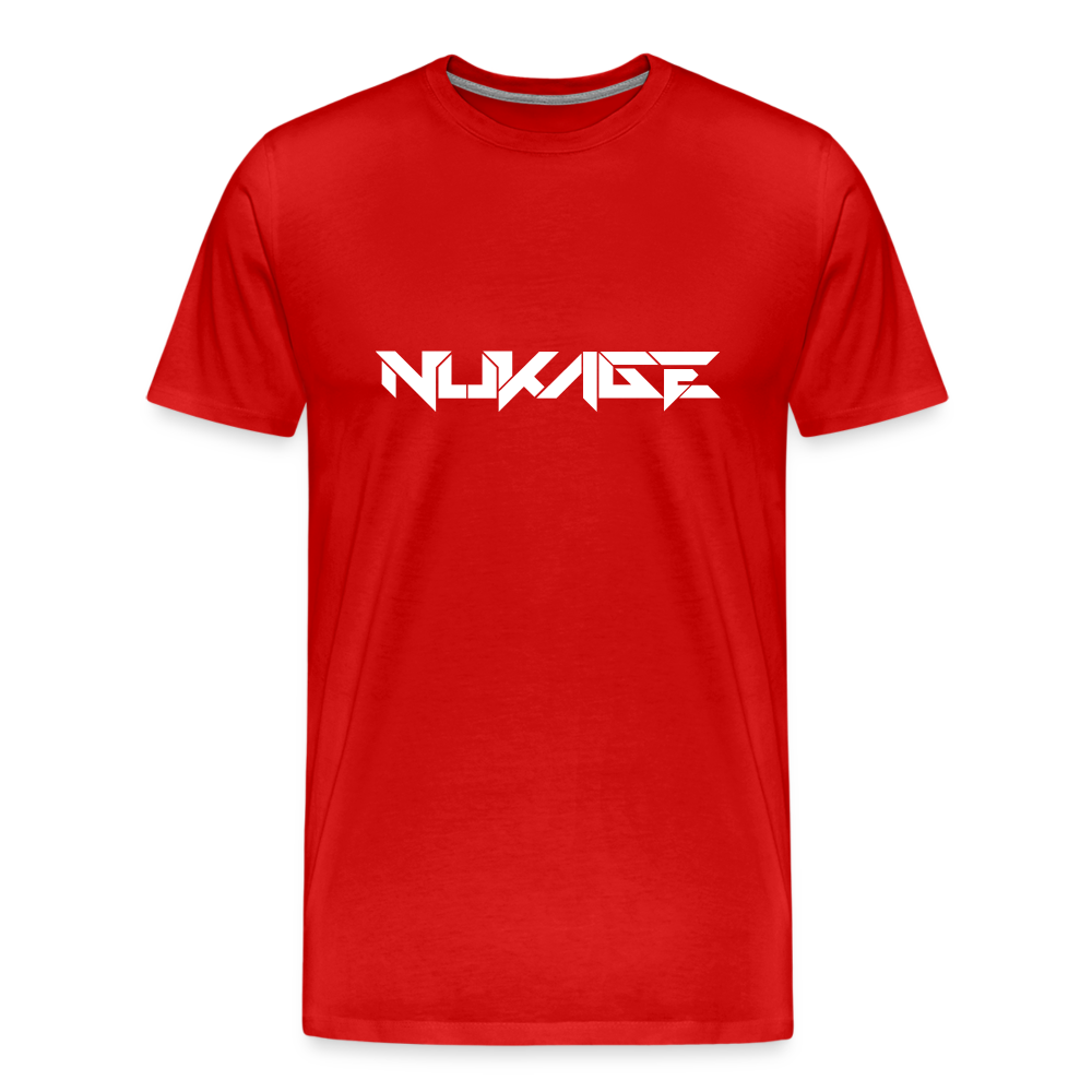 Nukage Logo Men's Premium T - red