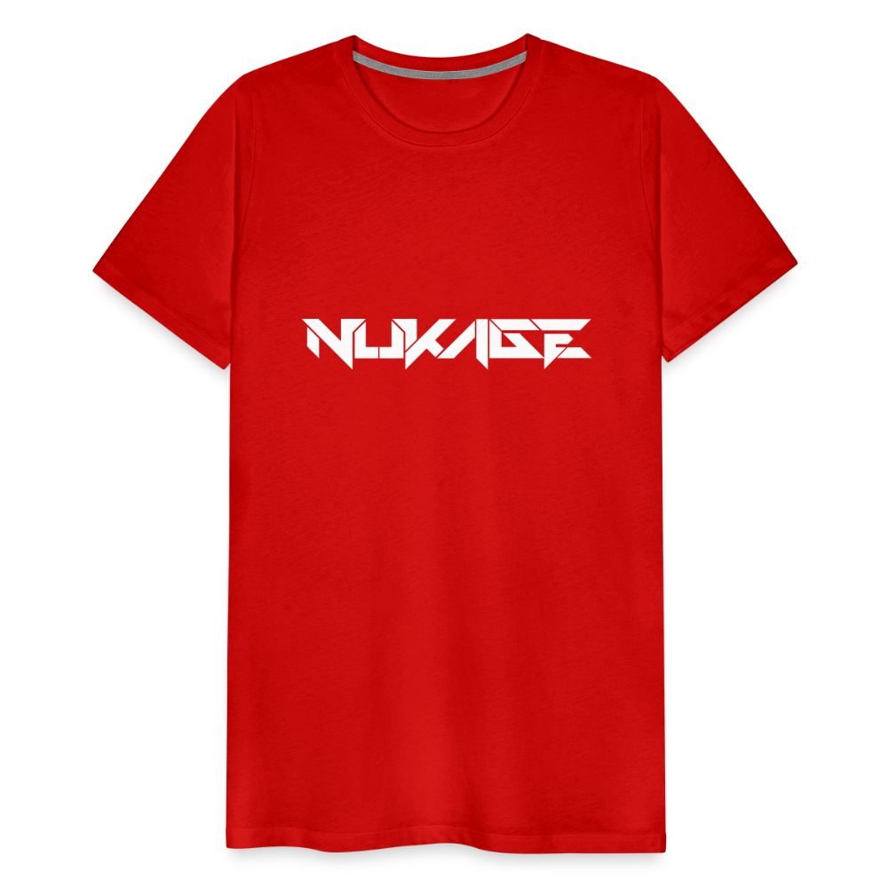 Nukage Logo Men's Premium T - red