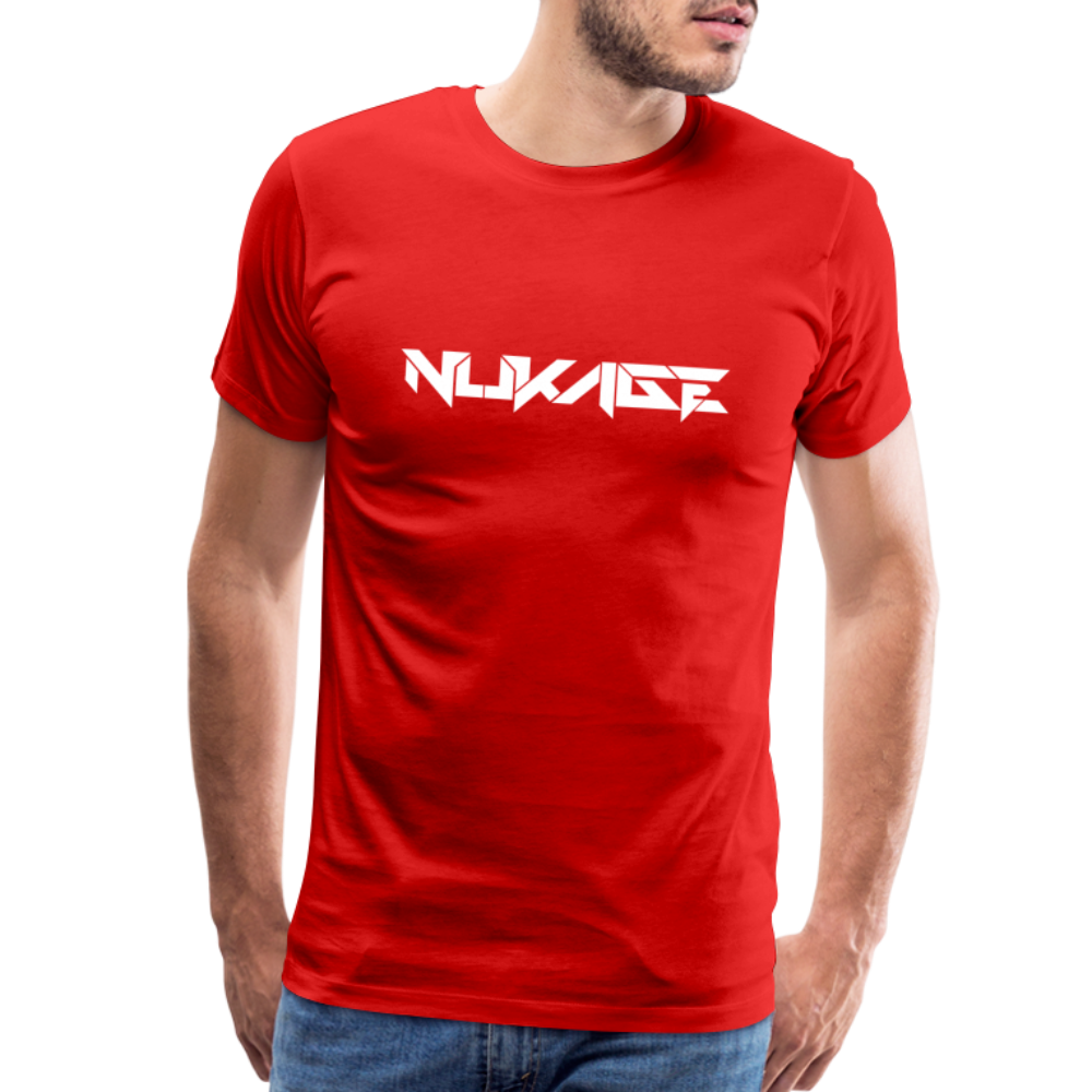 Nukage Logo Men's Premium T - red