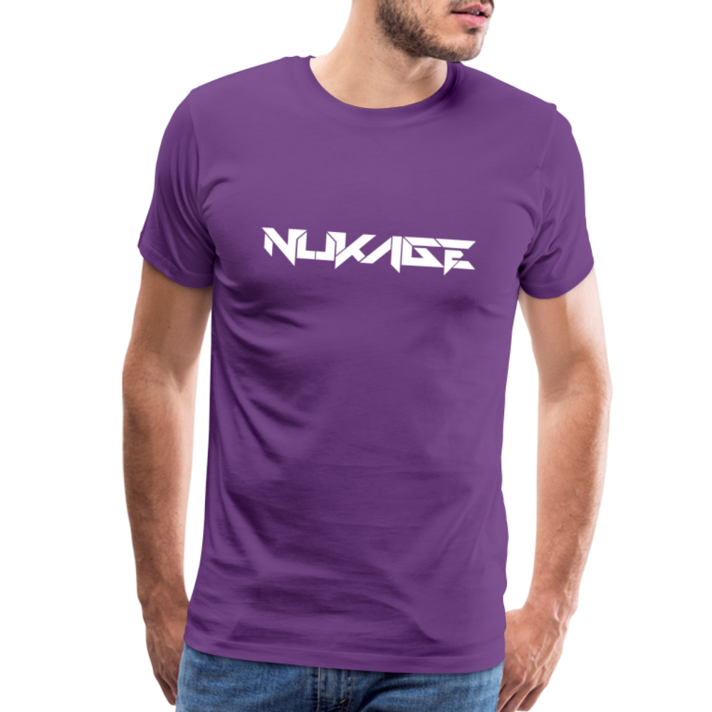 Nukage Logo Men's Premium T - purple