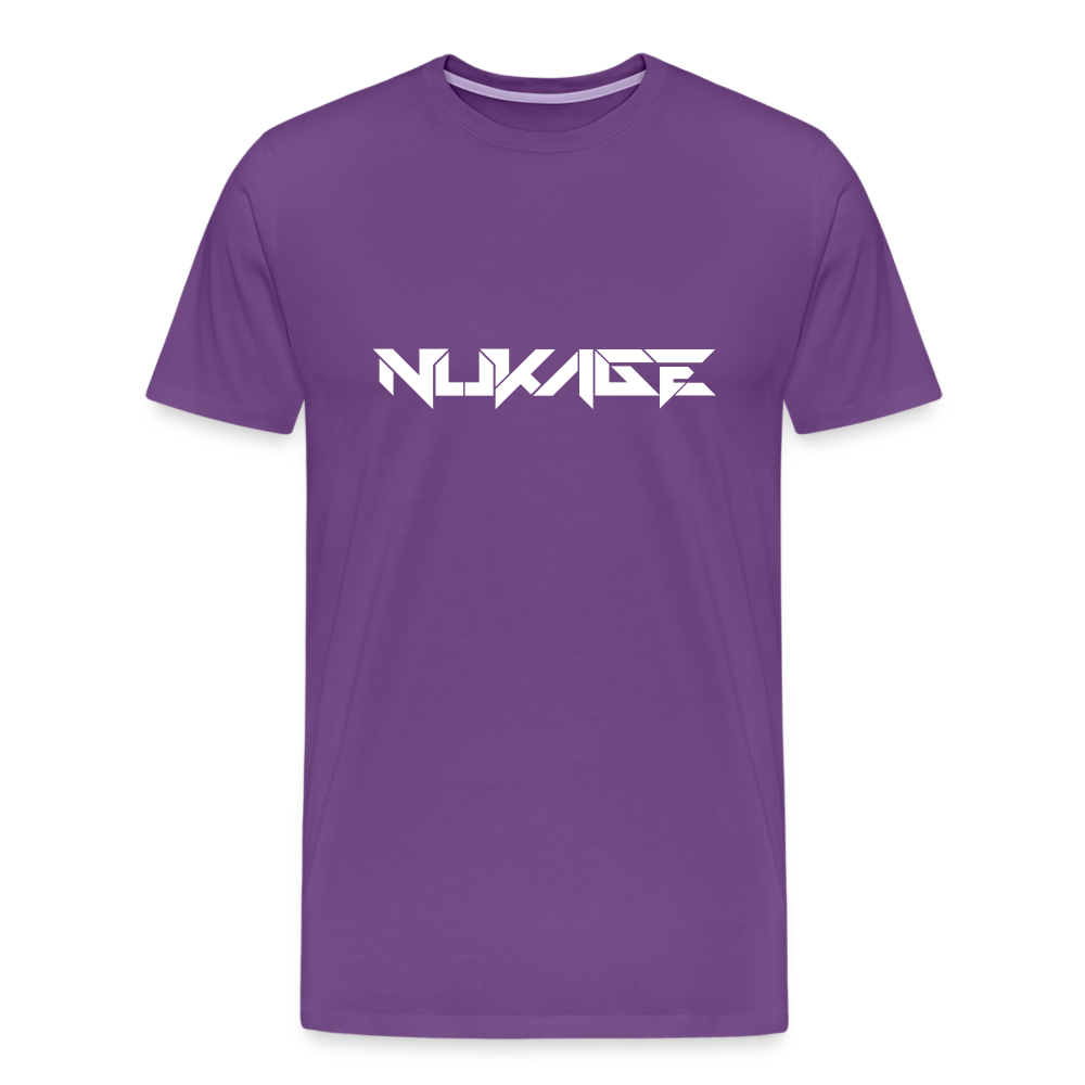 Nukage Logo Men's Premium T - purple