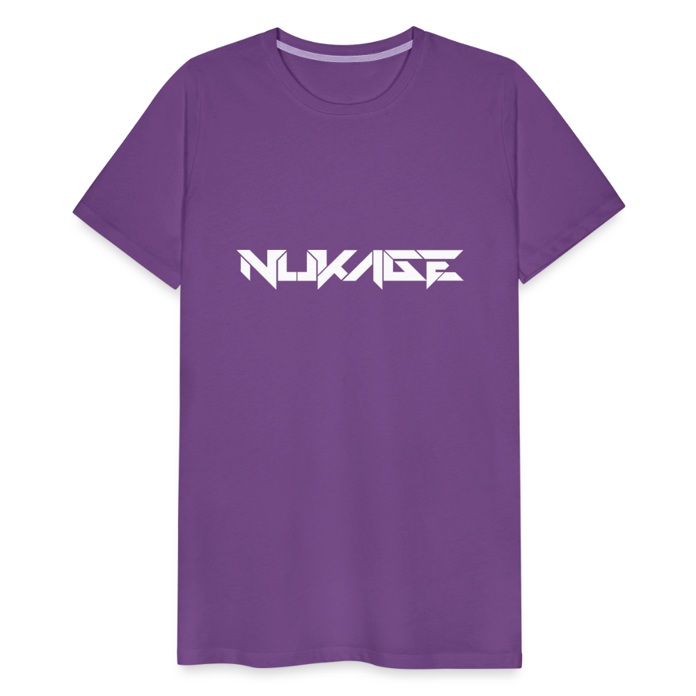 Nukage Logo Men's Premium T - purple