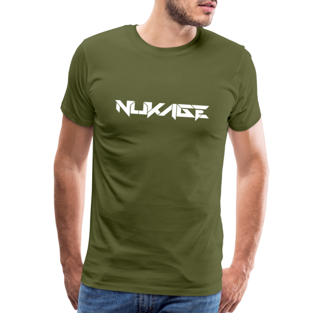 Nukage Logo Men's Premium T - olive green