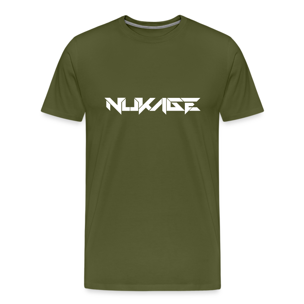 Nukage Logo Men's Premium T - olive green