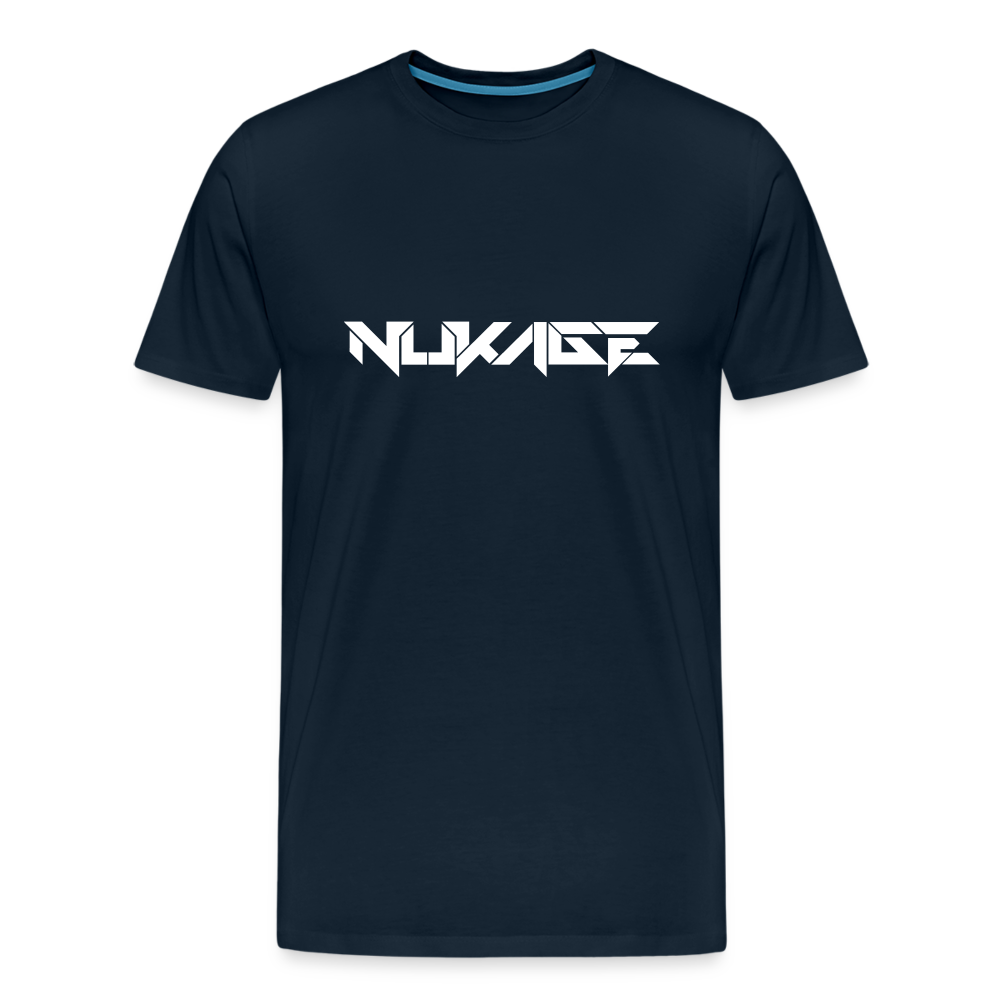 Nukage Logo Men's Premium T - deep navy