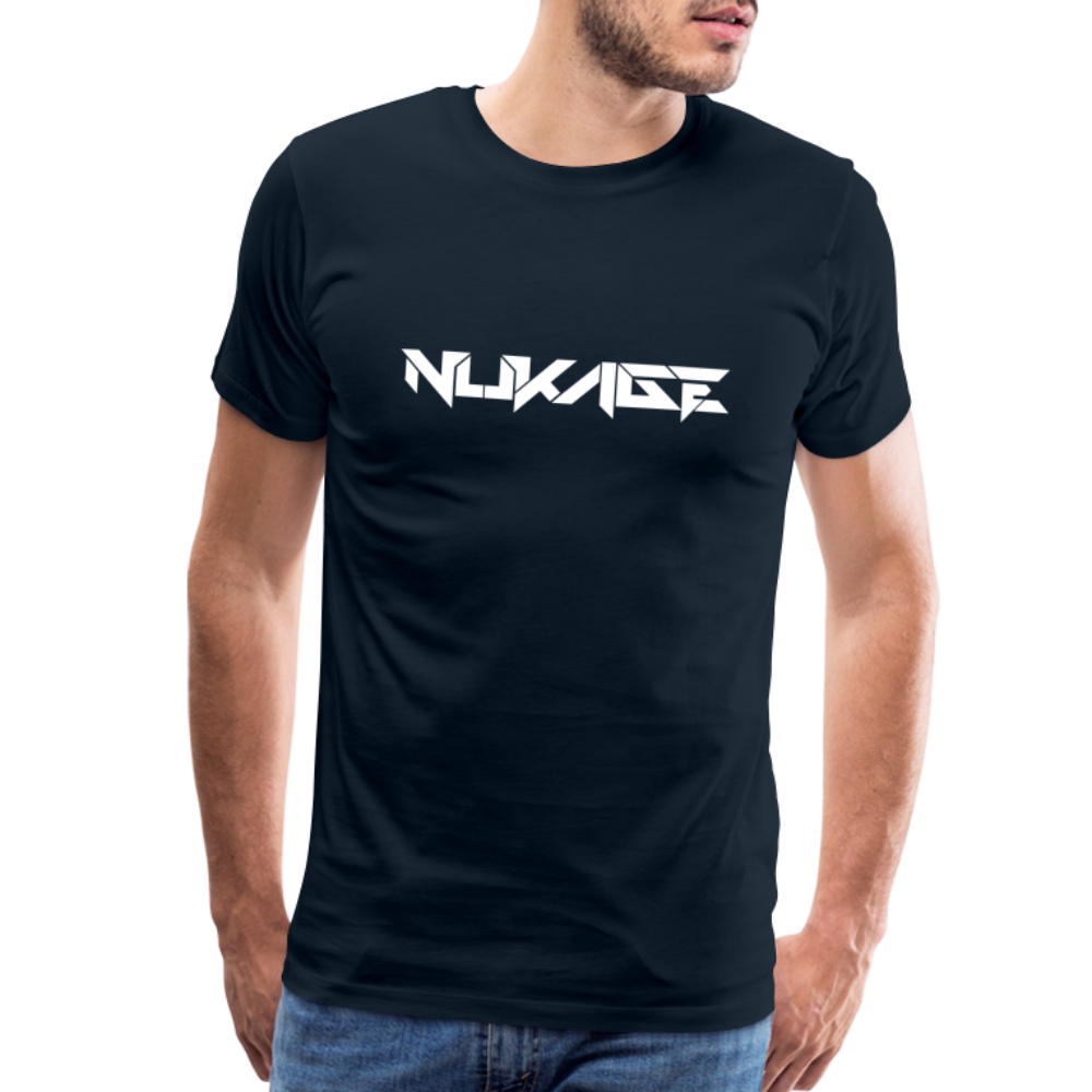 Nukage Logo Men's Premium T - deep navy