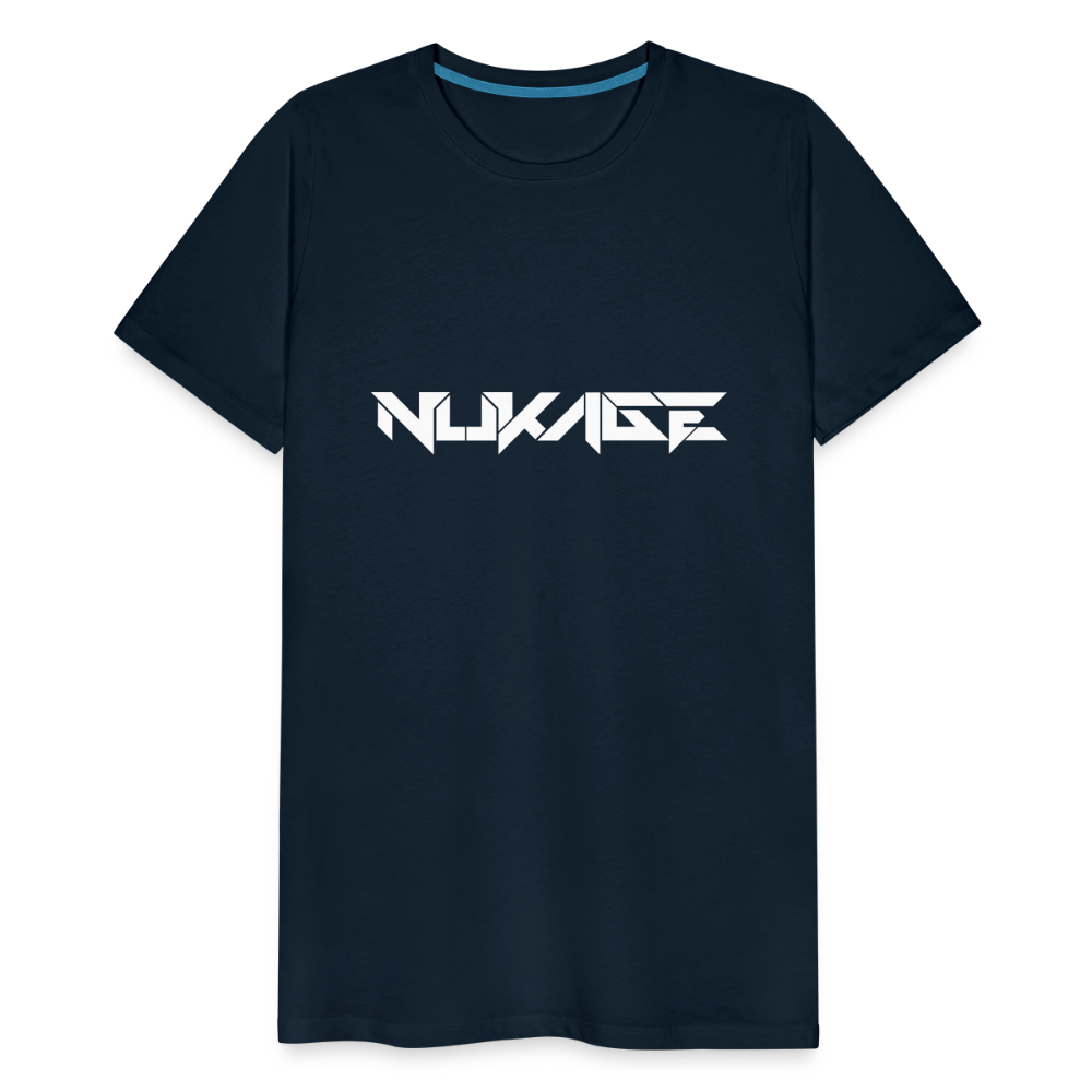 Nukage Logo Men's Premium T - deep navy