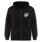 She's So Cool Men's Zip Hoodie - black