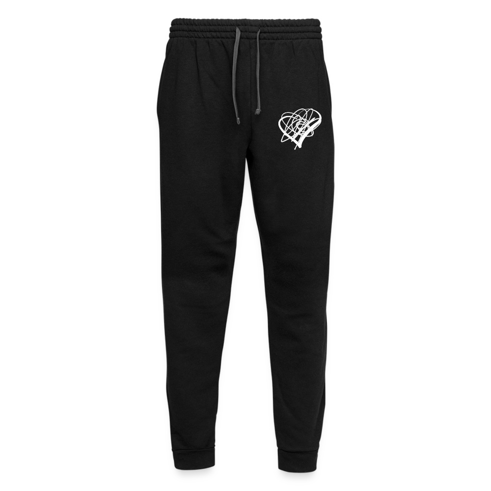 Heart Sigil Unisex Joggers - black/asphalt