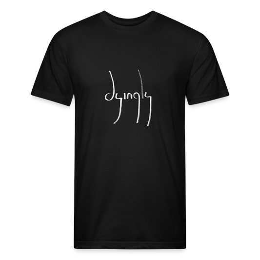 Dyingly Logotype Men's Fitted T - black