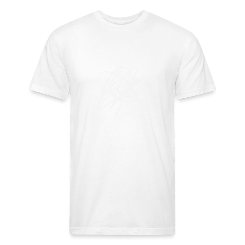 White Heart Sigil Men's Fitted T - white