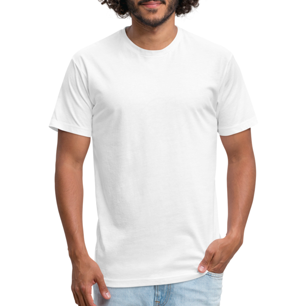 White Heart Sigil Men's Fitted T - white