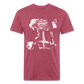 Atonia Men's Fitted T - heather burgundy