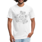 The Alchemist's Grimoire Men's Fitted T - white