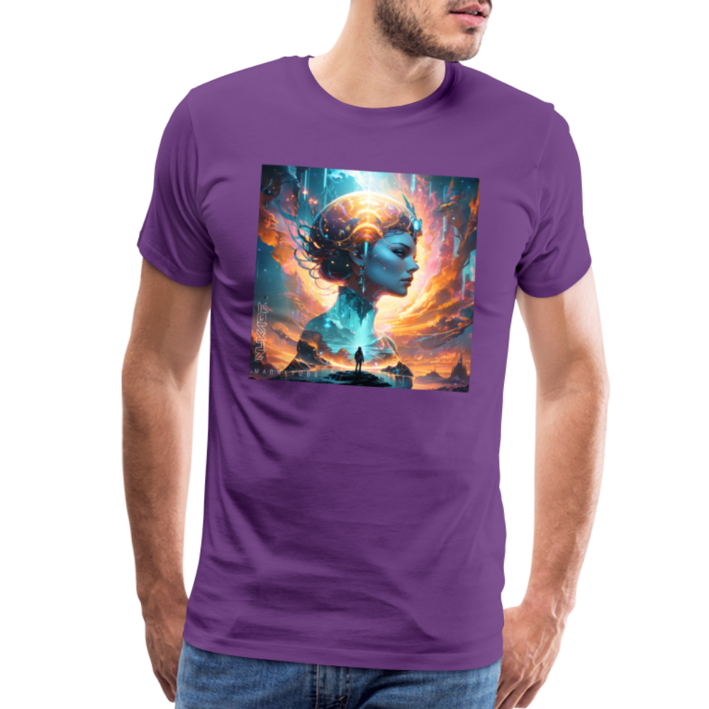 Magnitude  Men's Premium T - purple