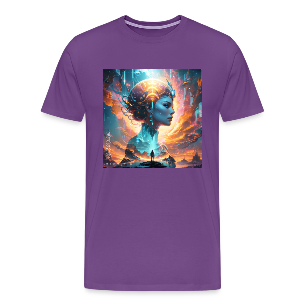 Magnitude  Men's Premium T - purple