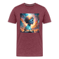 Magnitude  Men's Premium T - heather burgundy