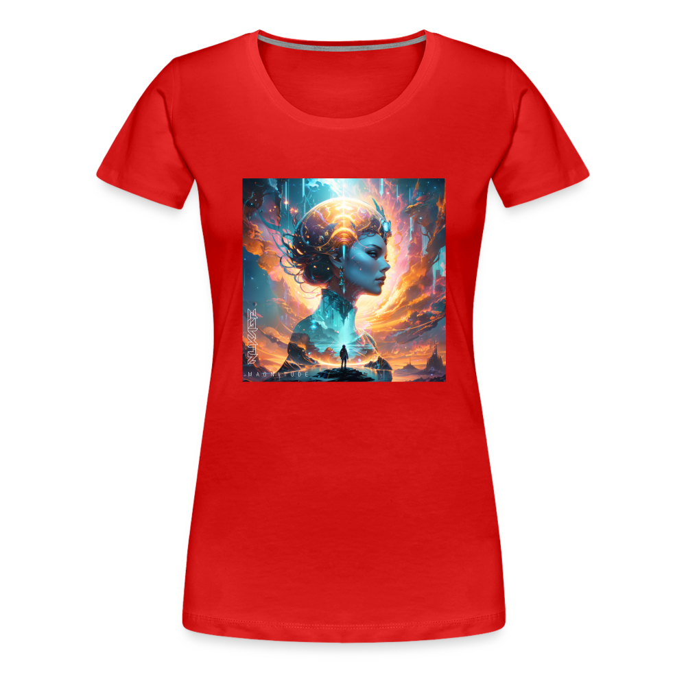 Magnitude Women’s Premium T - red