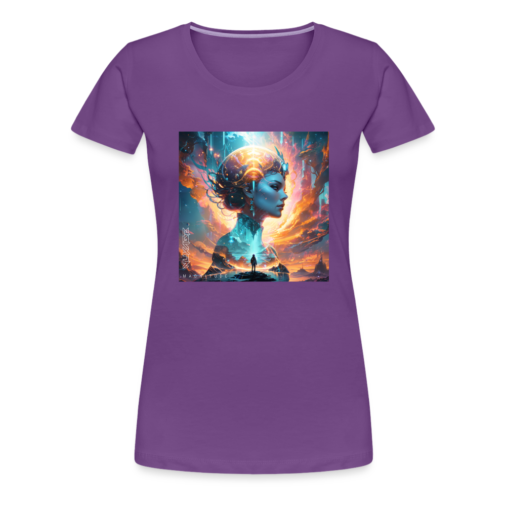 Magnitude Women’s Premium T - purple